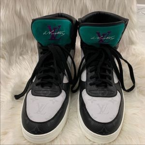 Louis Vuitton Mens High Top Rivoli Sneaker Boot